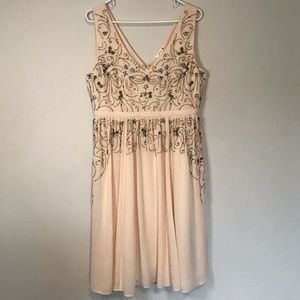 Geode Women’s Dress Pale Pink Beaded Detail